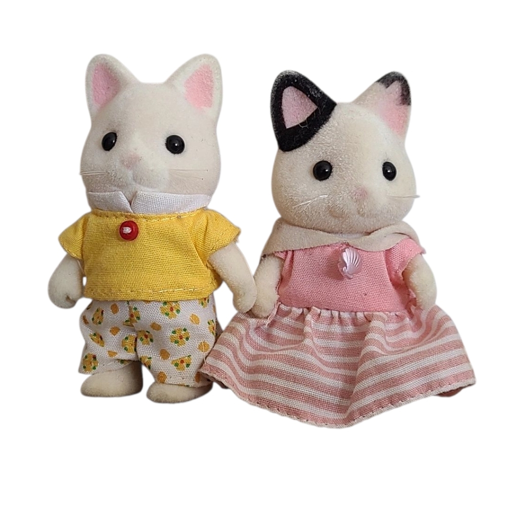 Cute Cat Couple- Calico Critters Set